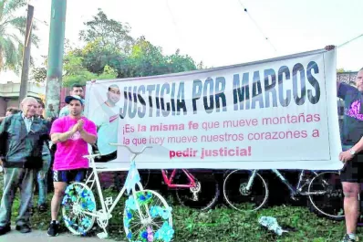 Con una bicicleteada recordaron a Marcos Lucas Diosquez