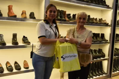 Llevó zapatos y una campera de Sportsman con los Números de la Suerte de LA GACETA