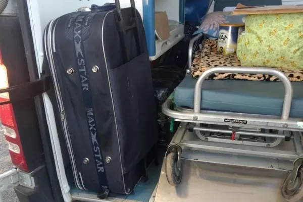 Encontraron marihuana en una ambulancia que llevaba una niña