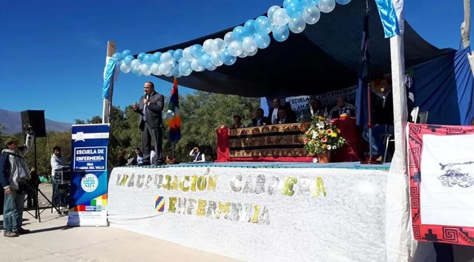 OPORTUNIDAD. Manzur fue el encargado de inaugurar la sede de ATSA. comunicación pública