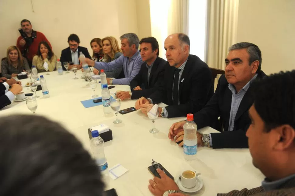 NUEVA REUNIÓN, NUEVAS TENSIONES. Los referentes macristas tucumanos deliberaron durante la mañana de ayer. la gaceta / foto de antonio ferroni