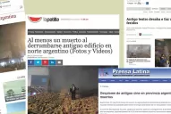 Todos se hicieron eco de la tragedia del ex Parravicini