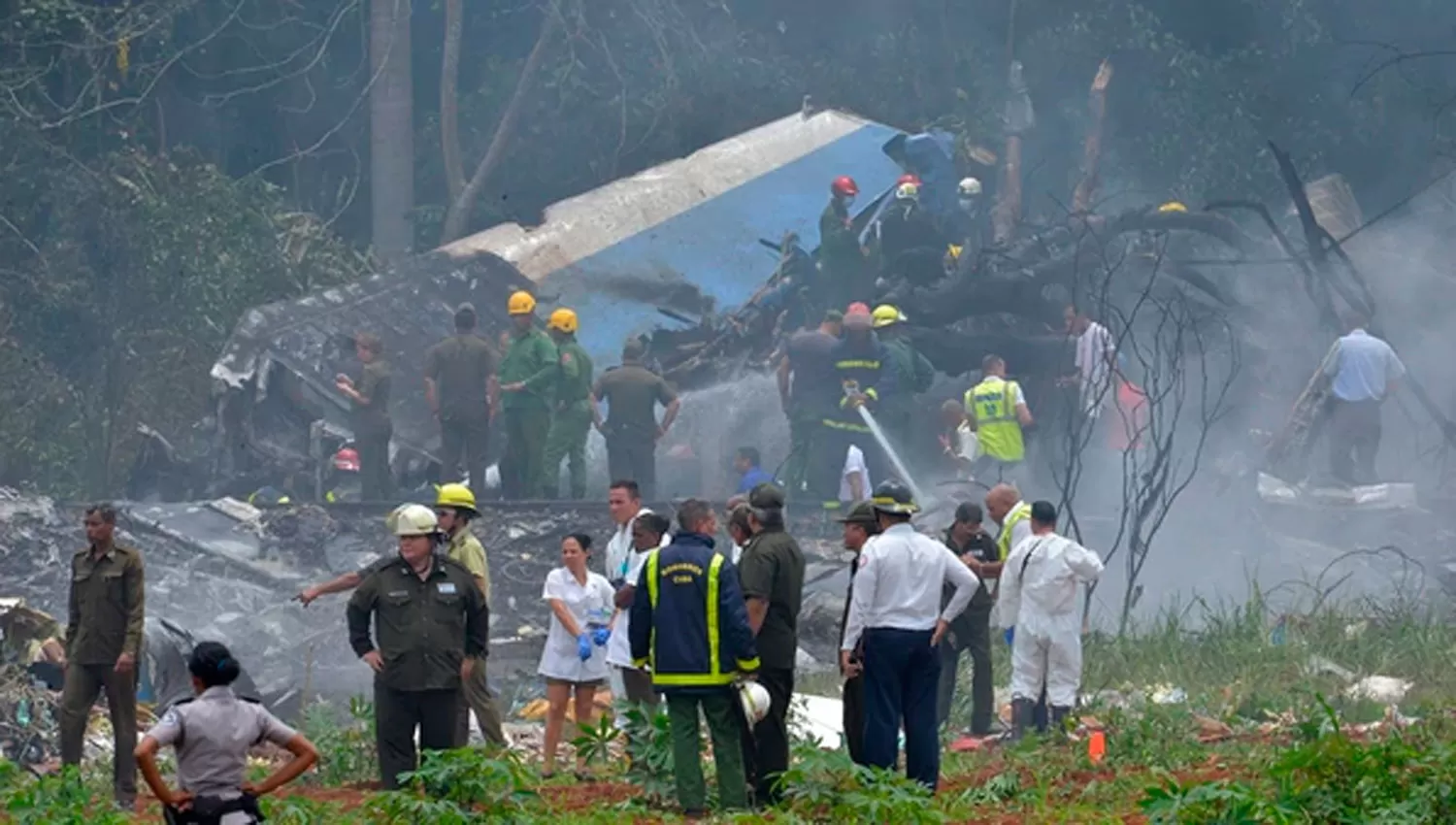 ACCIDENTE AÉREO EN CUBA. FOTO TOMADA DE INFOBAE.COM