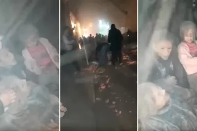 Polvo, lágrimas y desesperación: así fueron los dramáticos segundos después del derrumbe del ex cine Parravicini