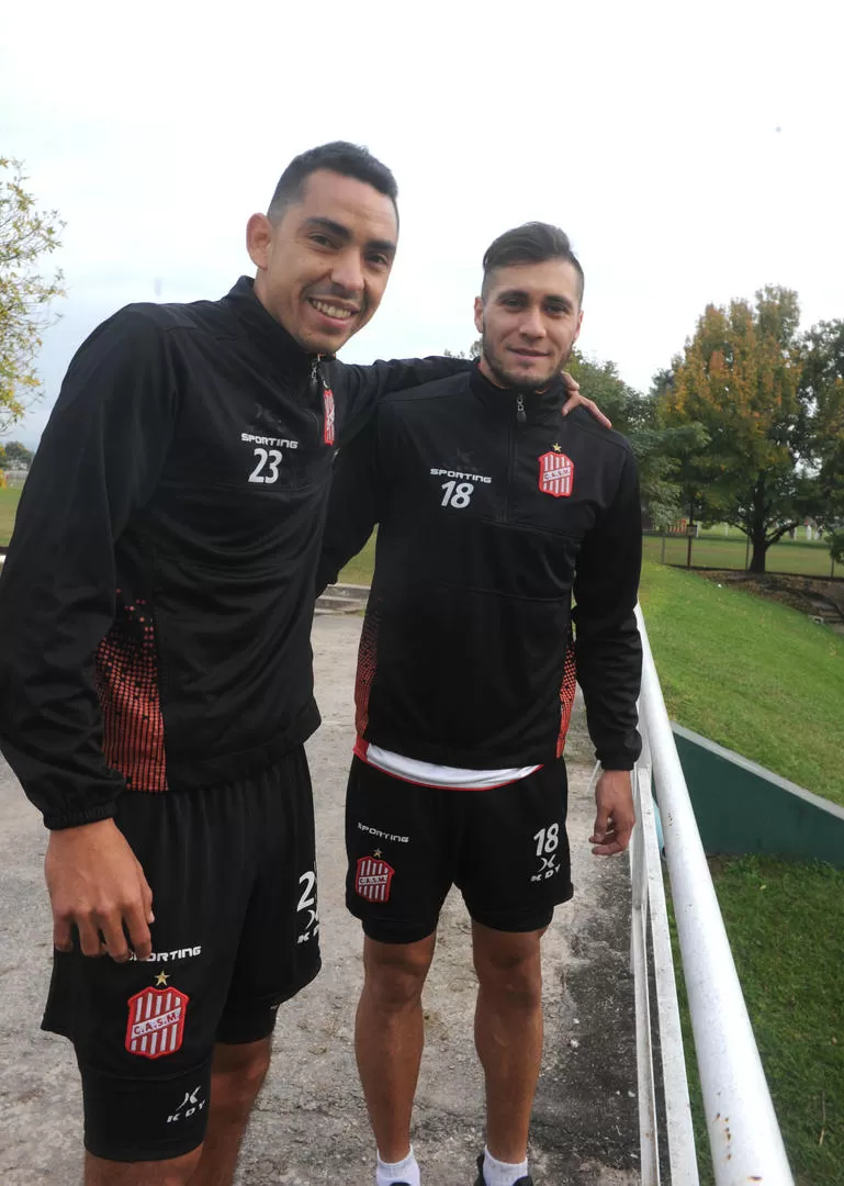 POR LA REVANCHA. Serrano y Rodríguez pusieron el pecho cuando la mano venía torcida y ahora quieren aportar su granito para llegar a la máxima categoría. la gaceta / foto de Antonio Ferroni