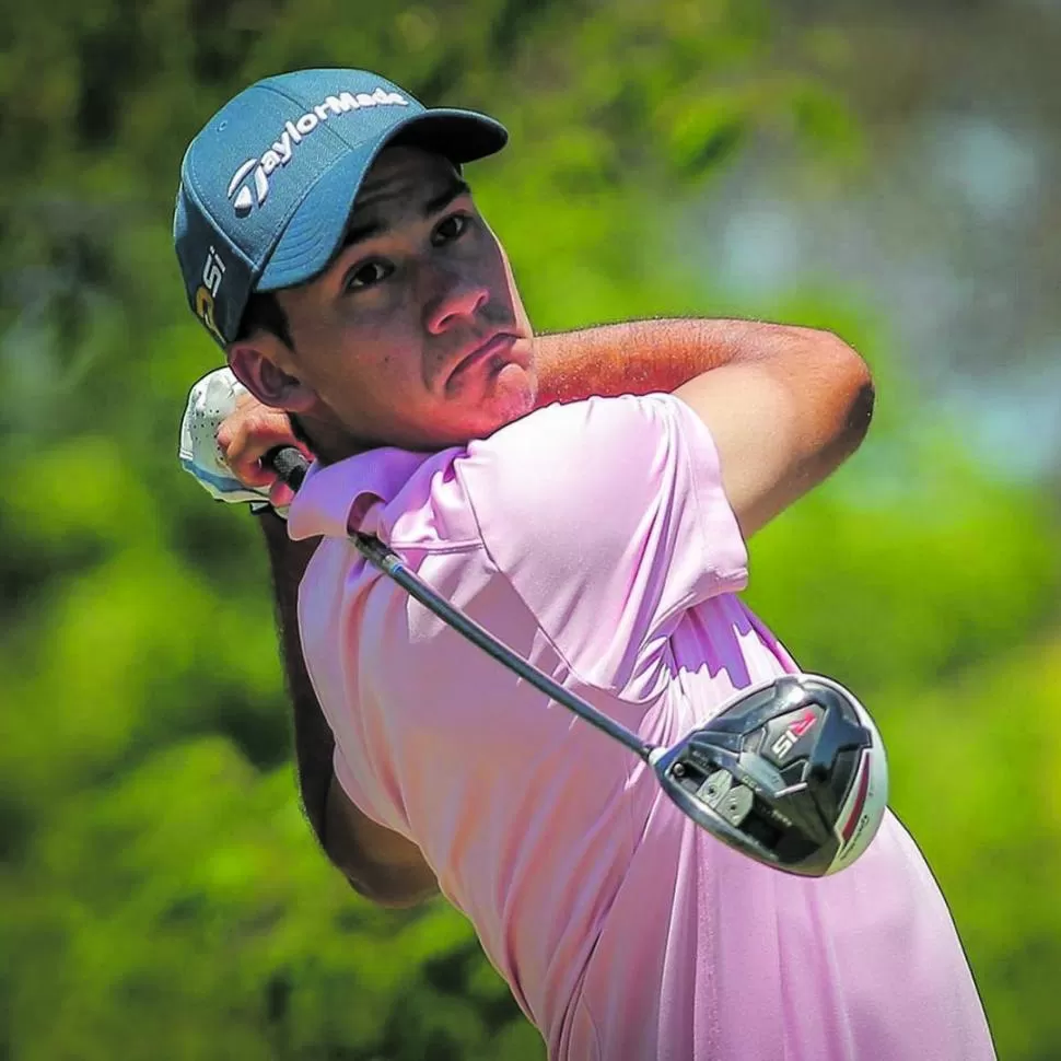 BUEN PRESENTE. Martín Contini será uno de los representantes argentinos en la competencia de golf. 