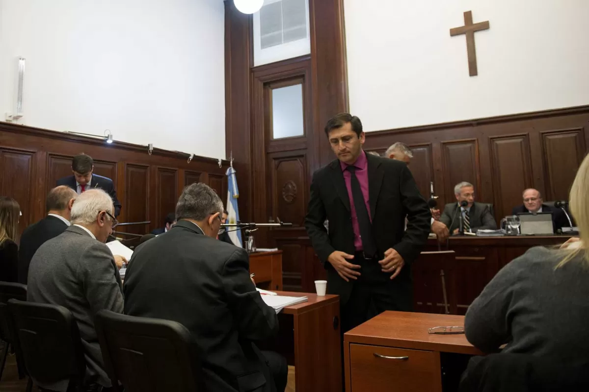 CAREO. El sargento Robledo contradijo la versión de uno de los imputados. la gaceta / foto de jorge olmos sgrosso 