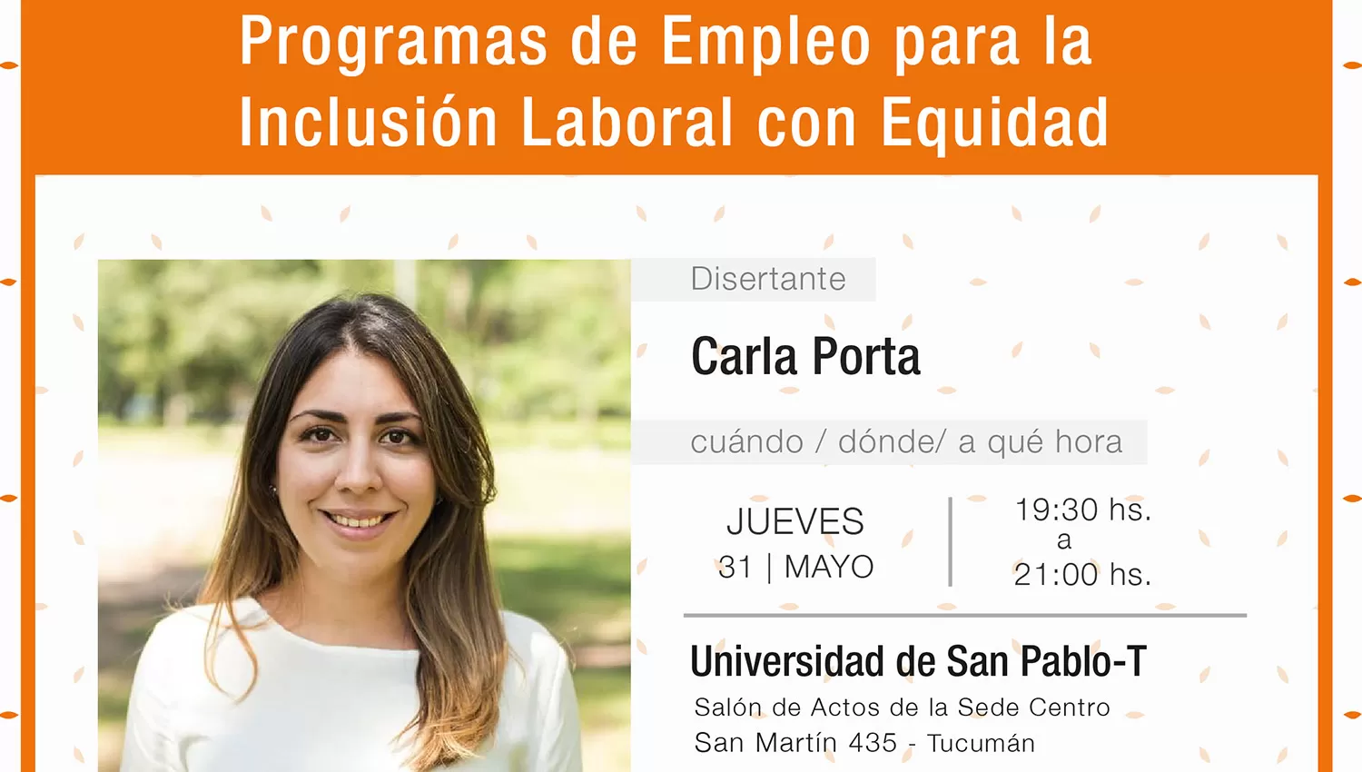 Brindan una charla para promover el empleo de calidad con equidad para las mujeres