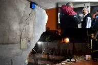 Derrumbe en la Mate de Luna: así fue la discusión entre el Mono Ale y el responsable de la obra