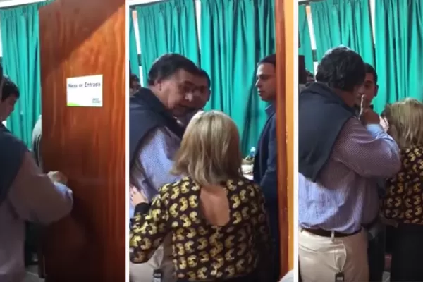 Viralizan un video de concejales opositores de Yerba Buena discutiendo con el peronista Pilón Aguirre