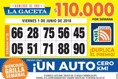 Los Números de Oro de LA GACETA