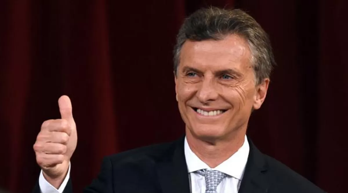 MAURICIO MACRI. El presidente agradeció y felicitó al piloto y a los encargados del rescate. FOTO TOMADA DE DIARIOPRIMICIA.COM