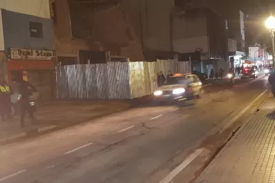 Derrumbe del ex Parravicini: ya se puede circular por 24 de Septiembre al 500