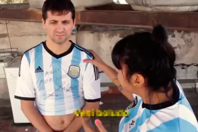 Con un video, el Oficial Gordillo intenta que Sampaoli lo lleve a Rusia