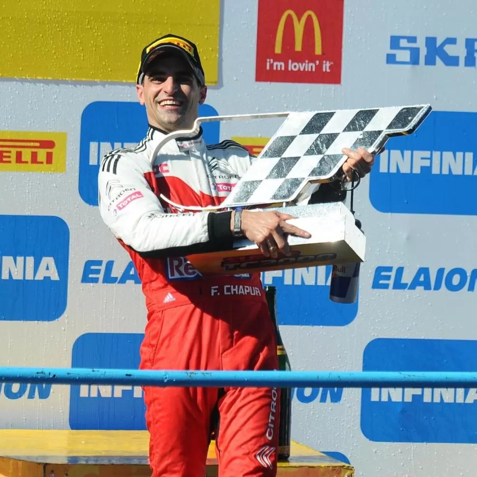 AMPLIA SONRISA. Facundo Chapur  fue imparable el fin de semana. PRENSA stc2000  