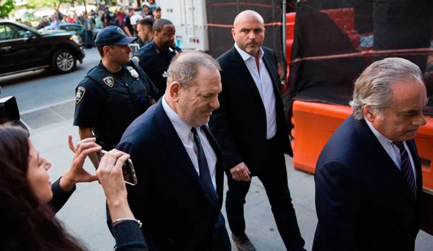 HARVEY WEINSTEIN. Así llegaba el ex productor al juicio. FOTO TOMADA DE PRENSA.COM