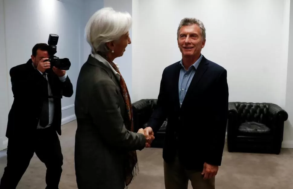 ENCUENTRO. Mauricio Macri quiere llegar a Canadá y reunirse con Lagarde teniendo el acuerdo cerrado. REUTERS (archivo)