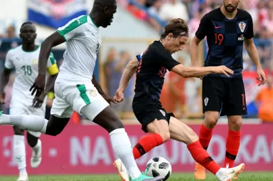 Croacia, rival de Argentina, le ganó con lo justo a Senegal
