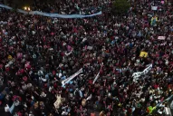 Más de 100.000 personas marcharon bajo la consigna Salvemos las dos vidas