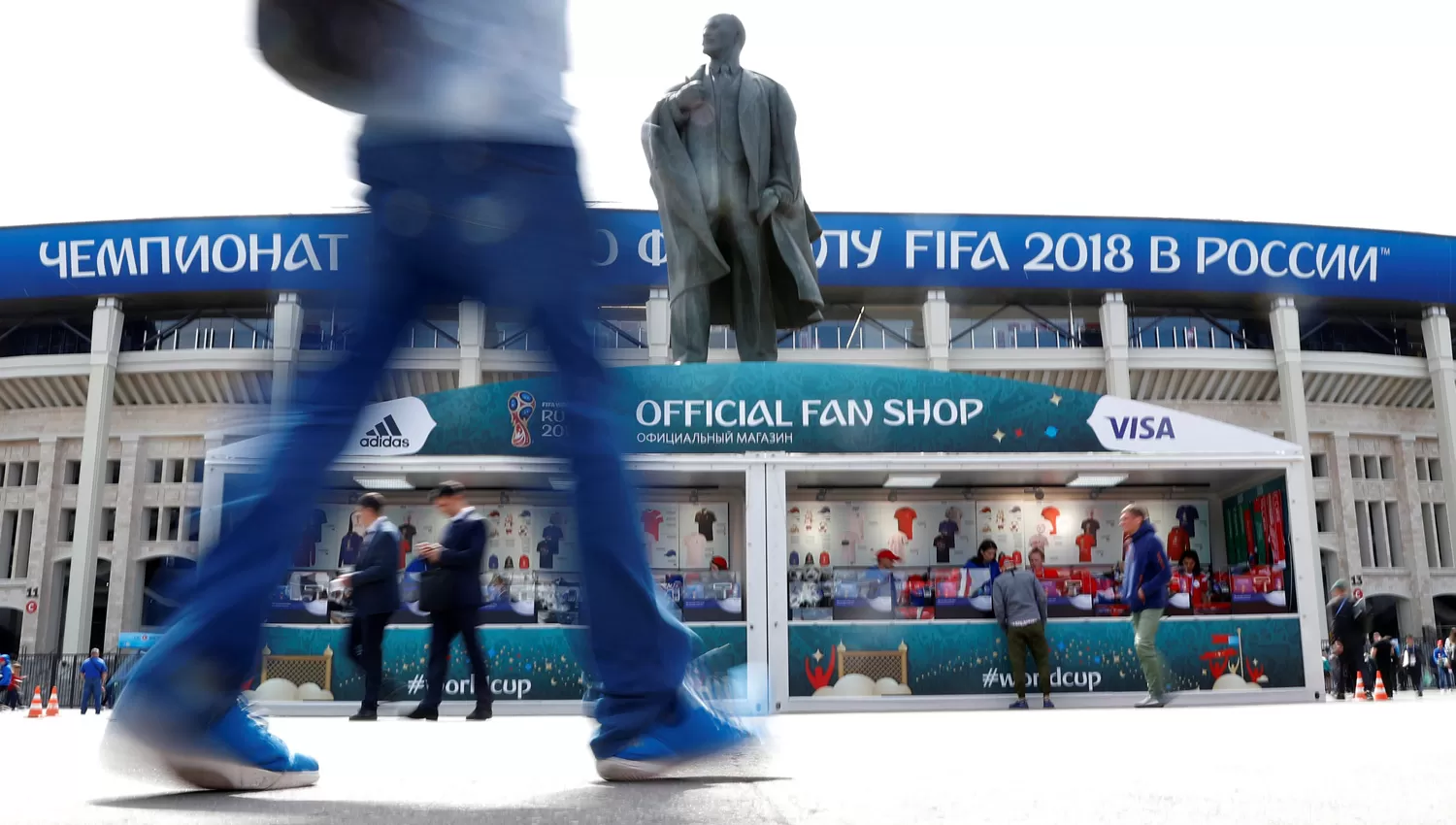 Estadio Olímpico Luzhnikí, de Rusia. REUTERS