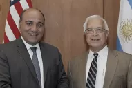 Manzur se reunió con el embajador de Estados Unidos en Argentina