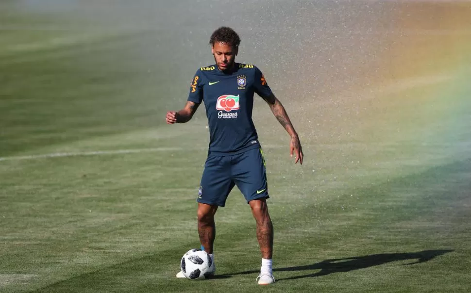 UN DESEO. Neymar no olvida la derrota ante Alemania. “Me gustaría mucho jugar ese partido otra vez”, afirmó. reuters