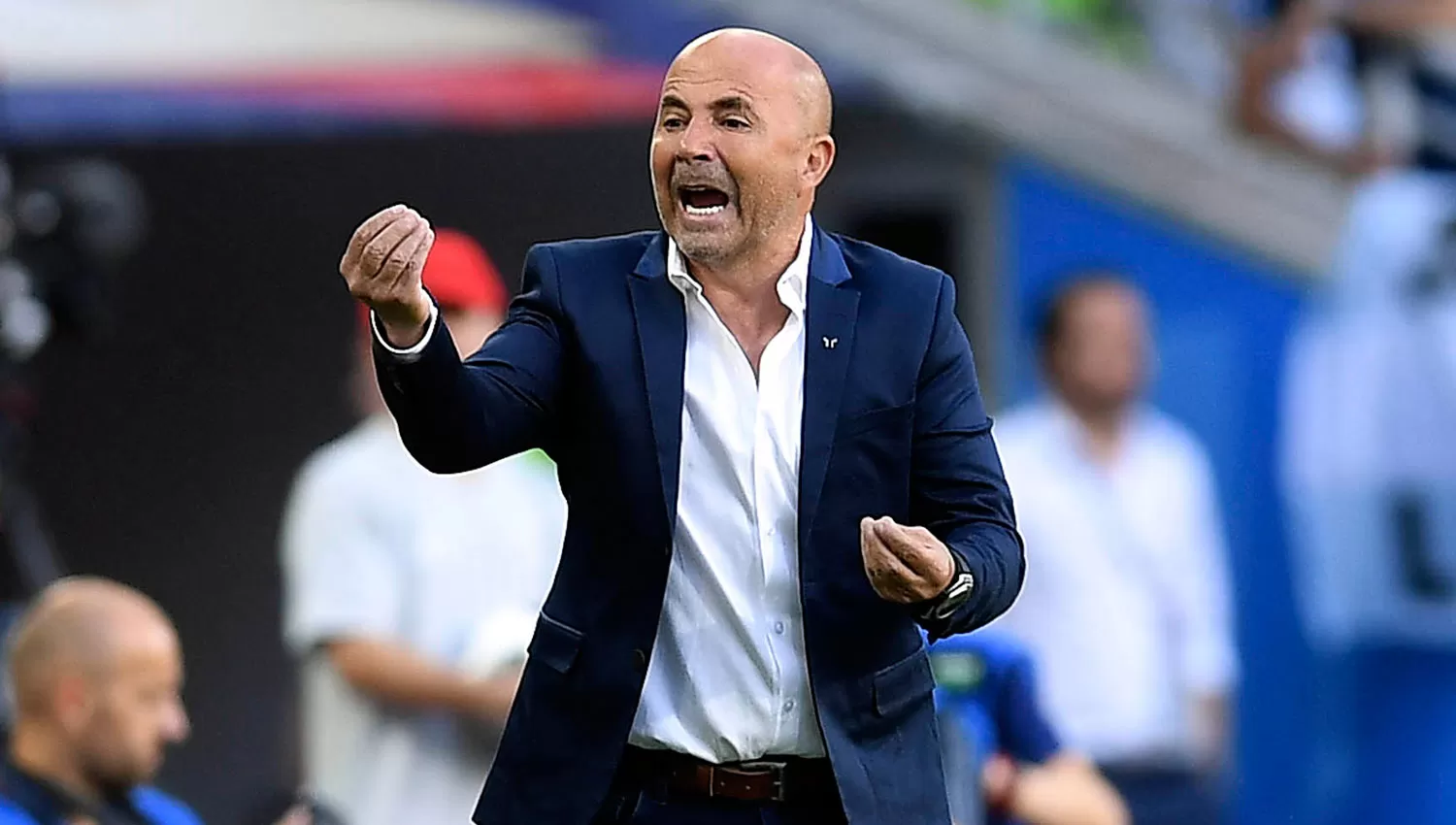 Sampaoli fue cuestionado luego del pobre empate ante Islandia. TÉLAM