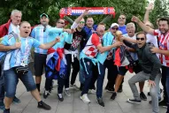 Video: los hinchas argentinos coparon las calles de Niznhy Novgorod