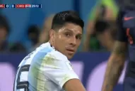 Insólito: mirá el gol que erró Enzo Pérez