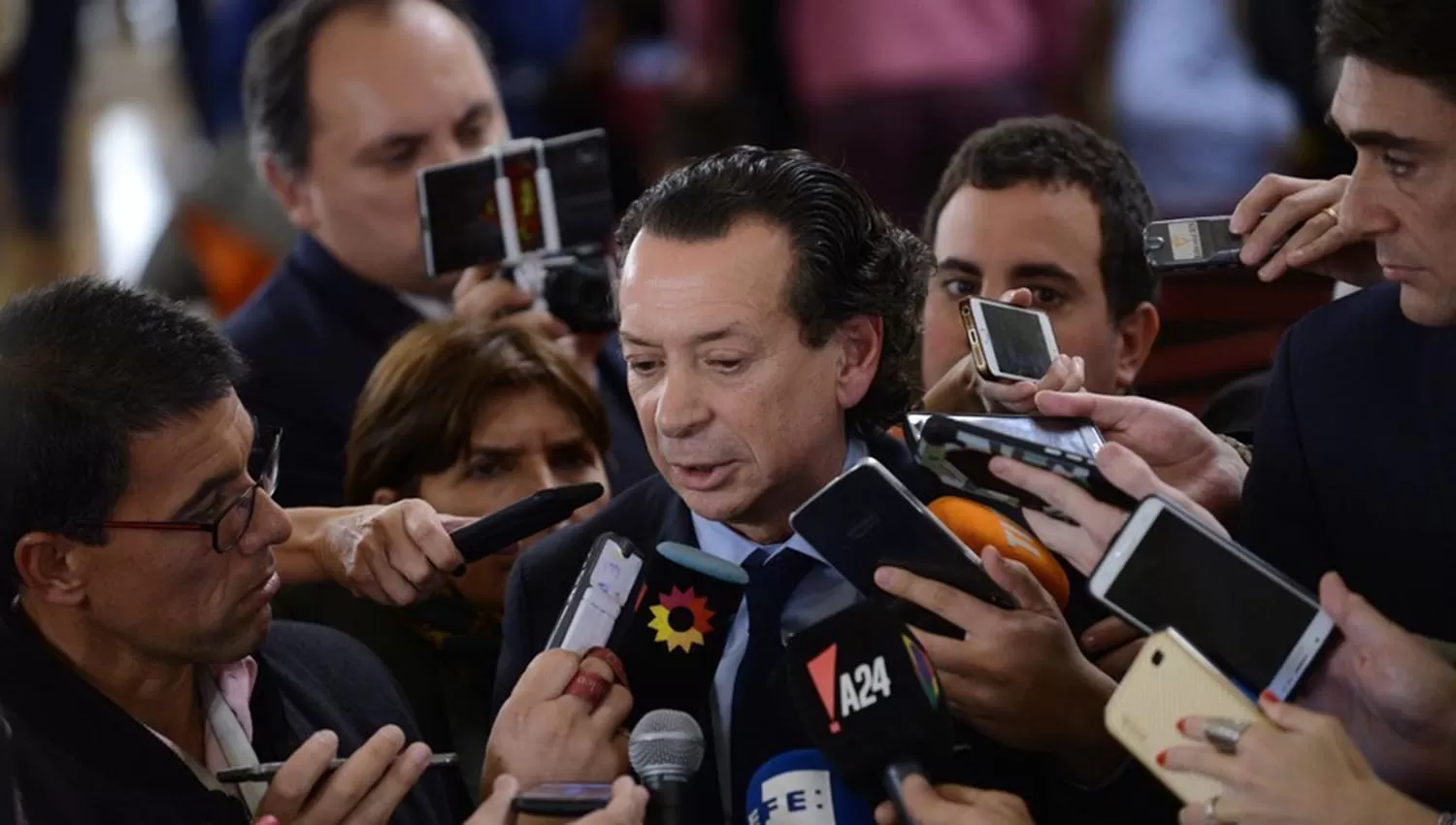 ANTE LA PRENSA. El ministro de Producción, Dante Sica. FOTO TOMADA DE CLARIN.COM