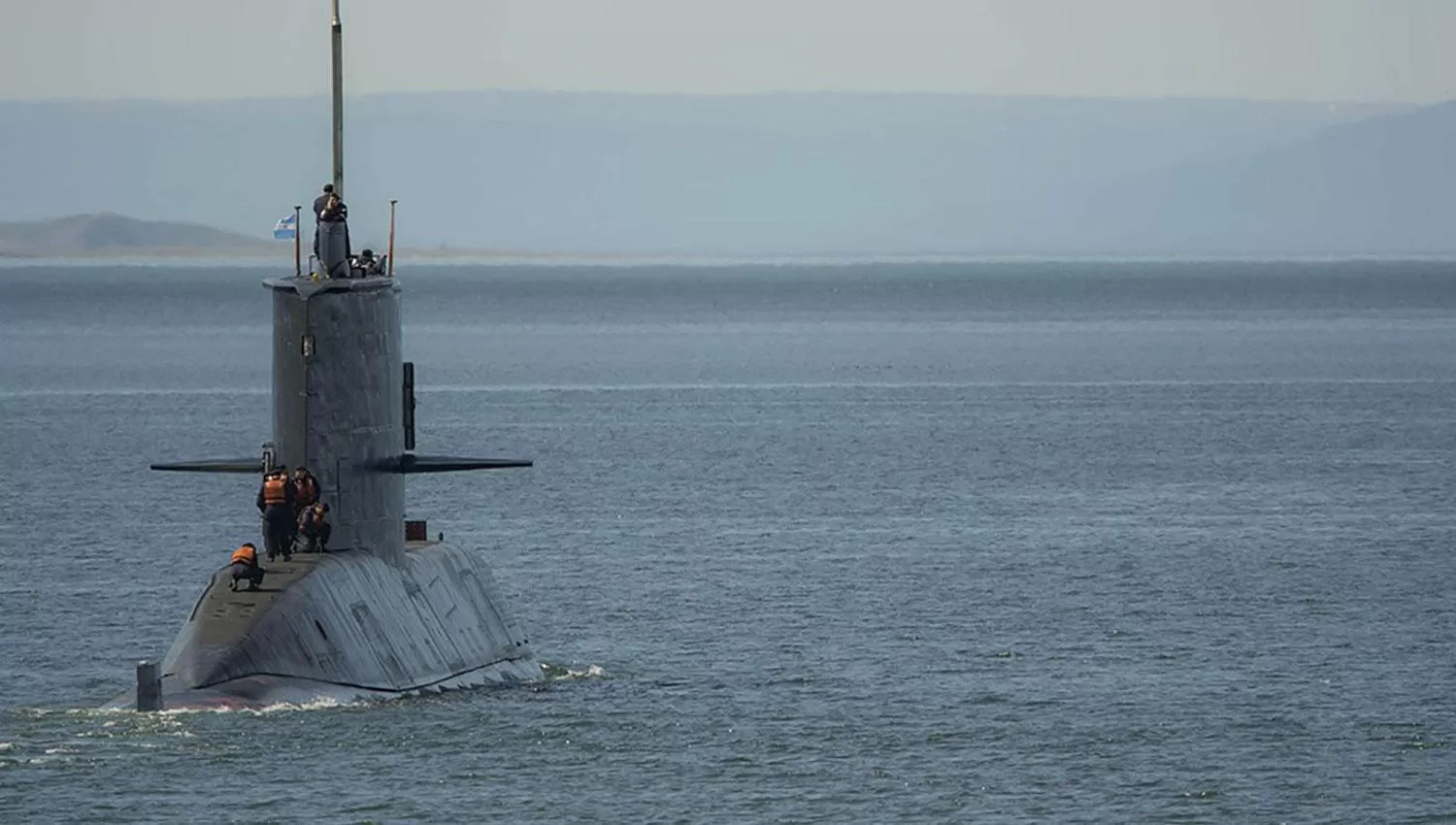 ARA SAN JUAN. Imagen del submarino que desapareció en noviembre de 2017. ARCHIVO