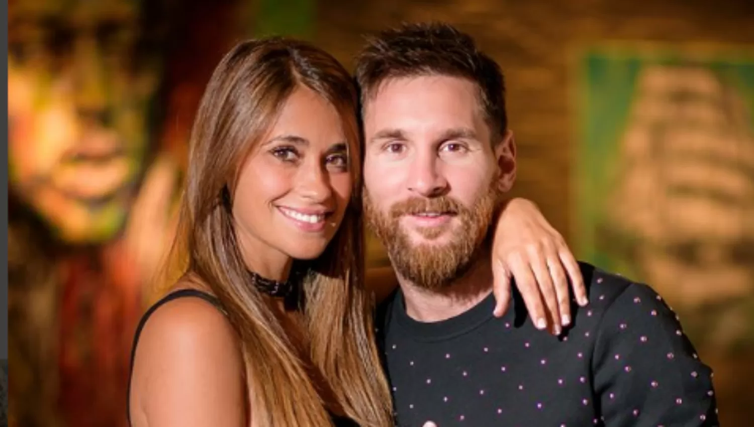 El festejo de Antonela Roccuzzo en las redes sociales, alentando a Messi