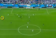 Desde arriba: una cámara muestra cómo llegó Rojo al agónico gol de Nigeria