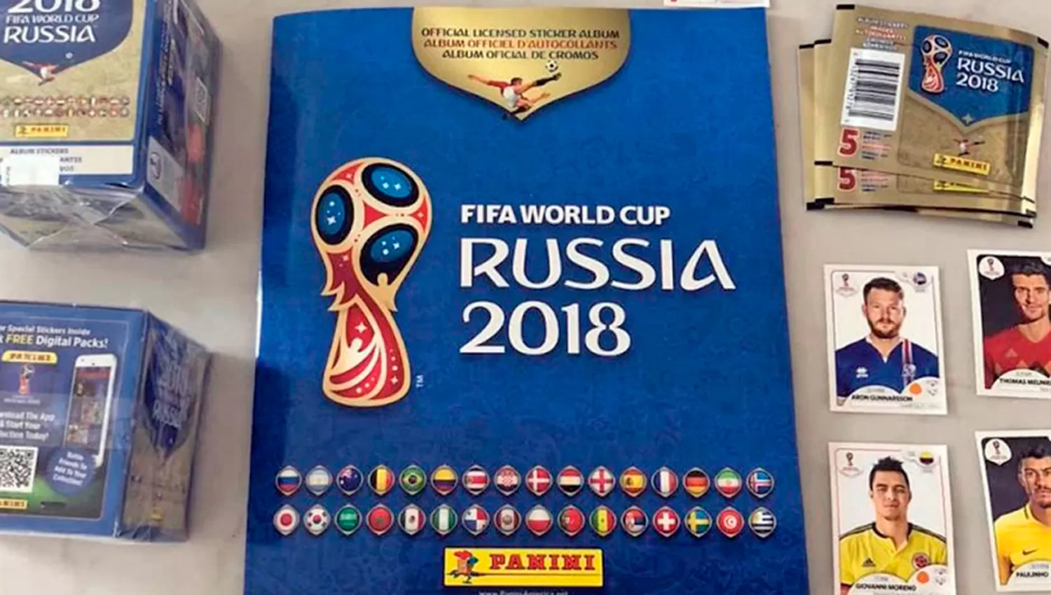 ALBUM DE FIGURITAS DEL MUNDIAL 2018