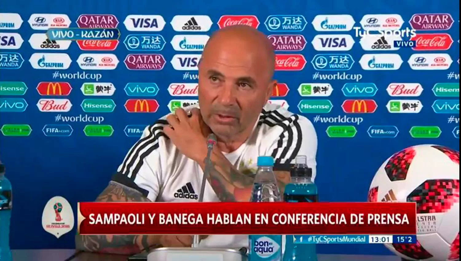 Messi ve cosas que sólo un genio puede verlas y otras frases de Sampaoli en conferencia de prensa