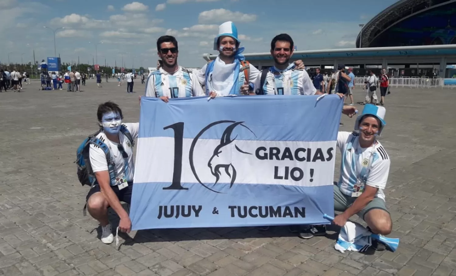 Nicolás Giampaoli, Federico Nadef, Jorge Santiapicci, Carlos Goteri y Javier Migliani. LA GACETA/ GUILLERMO MONTI