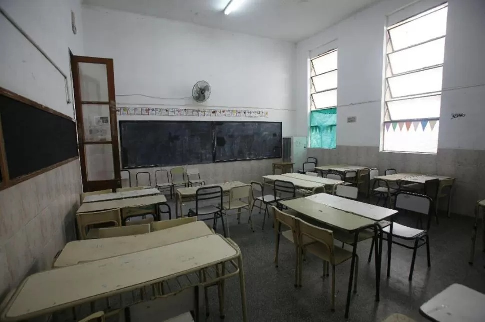 SIN CLASES. La Ctera convocó para el martes de la próxima semana a un paro docente nacional; que alcanzará a todos los niveles educativos. FOTO DE ARCHIVO