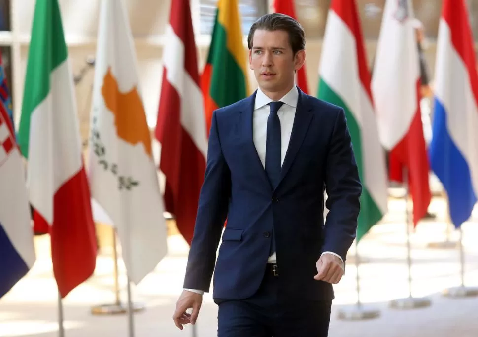 CANCILLER. Austria, conducida por Kurz, preside la Unión Europea. Reuters