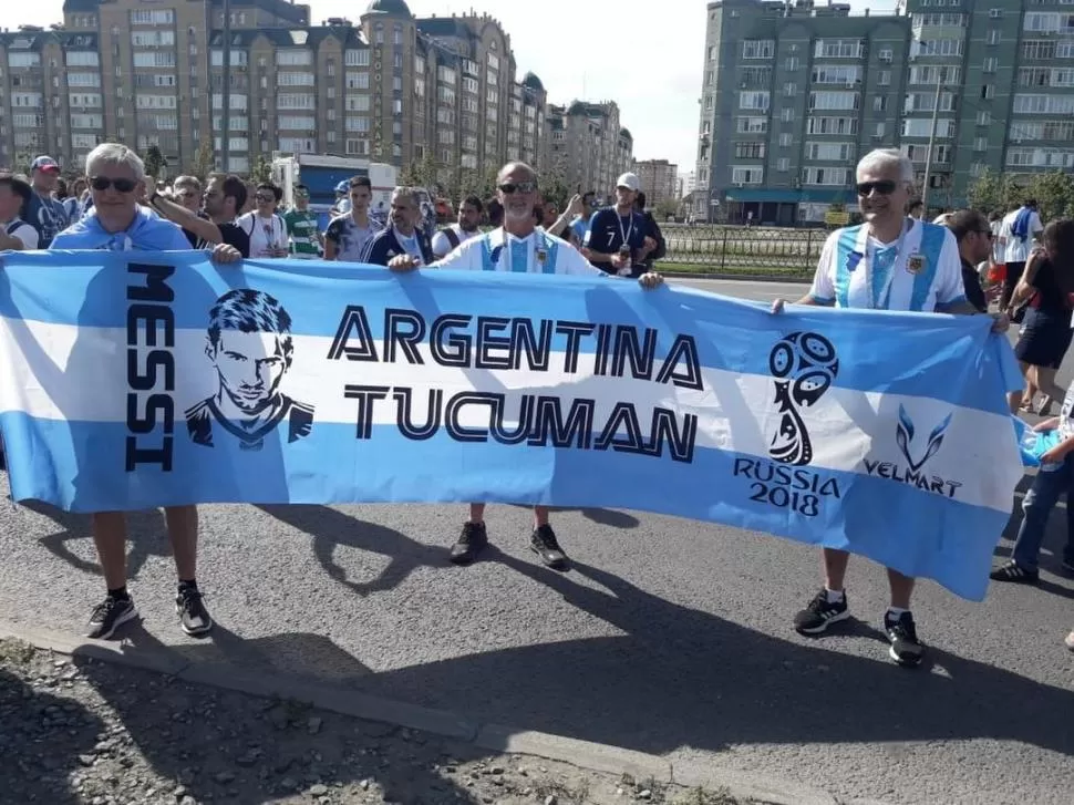 TUCUMÁN, PRESENTE. Messi no podía faltar. 