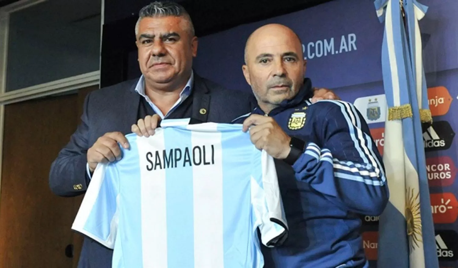 TAPIA Y SAMPAOLI. Imagen de archivo. FOTO TOMADA DE TELAM