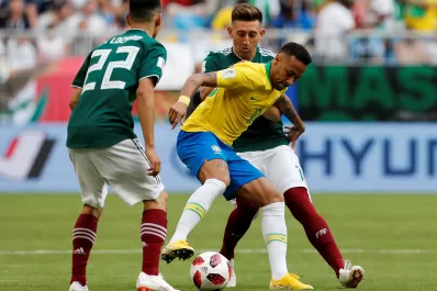 De la mano de Neymar, Brasil eliminó a México y avanzó a cuartos