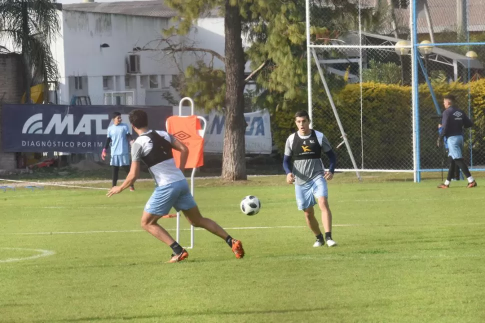 ÉL TAMBIÉN ESTARÁ. Risso Patrón, hasta ahora titular en el equipo, viajará a Salta con la delegación. la gaceta / foto de Analía Jaramillo