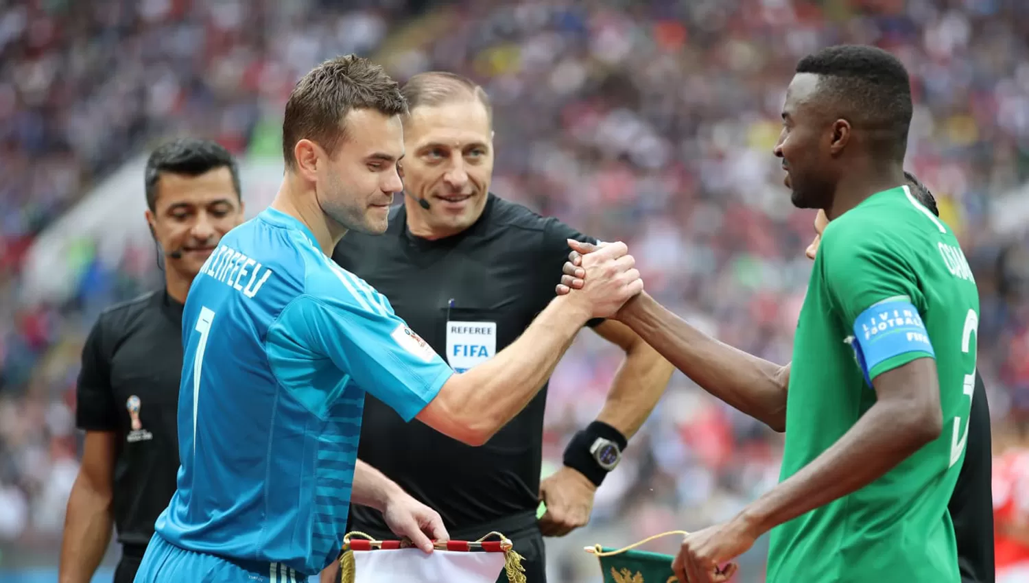 Pitana dirigió el partido inaugural del Mundial entre Rusia y Arabia Saudita.
FOTO TOMADA DE ES.FIFA.COM