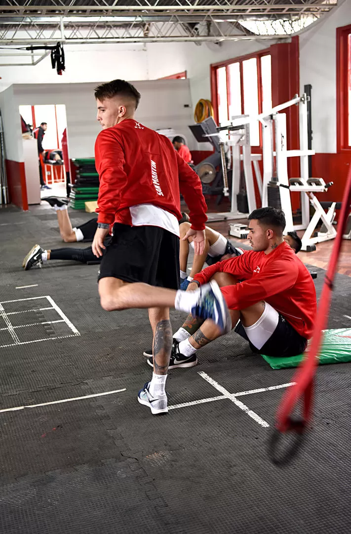 DESLUMBRADO. El lateral Emiliano Purita se mostró reconfortado por esta nueva posibilidad de jugar en la Superliga. En el torneo anterior estuvo en Arsenal.  LA GACETA / Foto de José Nuno