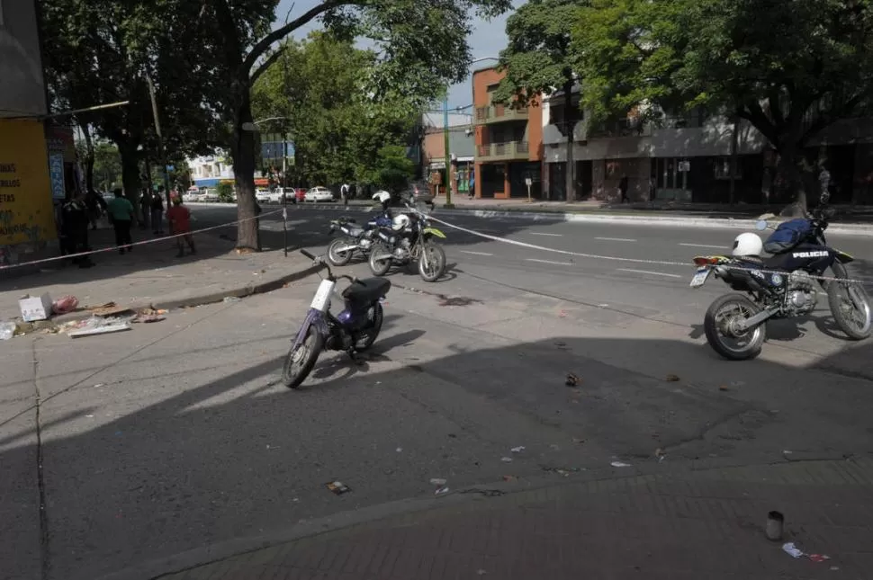 EL LUGAR DEL HECHO. La fiscala considera que los uniformados buscaron alterar la escena del hecho para entorpecer una futura investigación. la gaceta / foto de franco vera