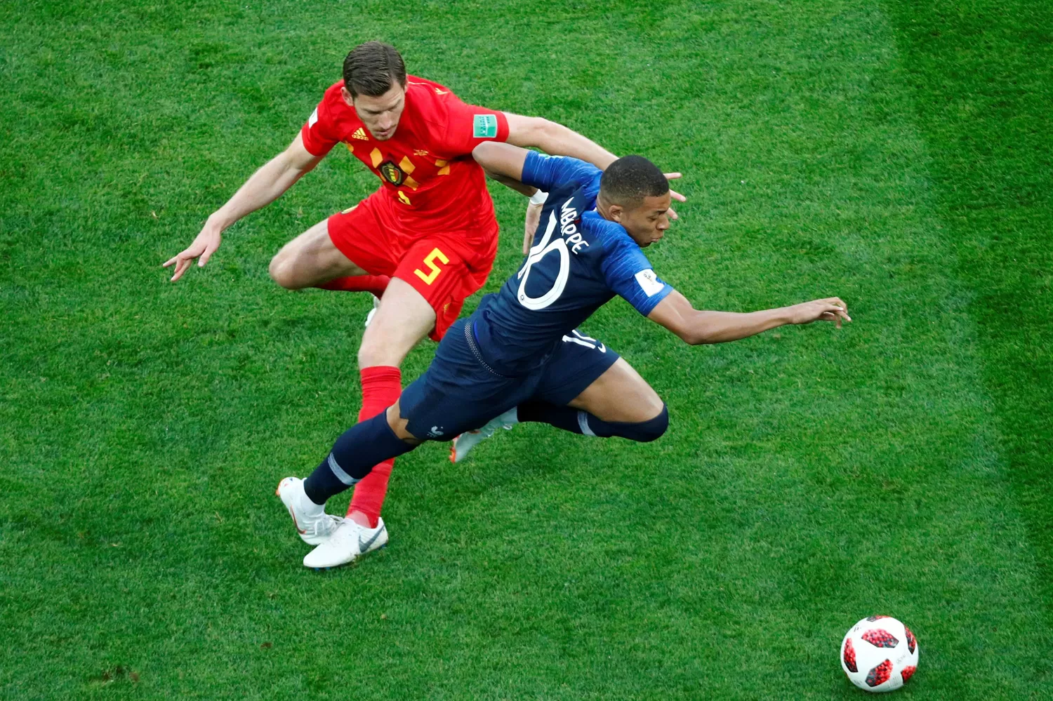 BÉLGICA VS FRANCIA (REUTERS)