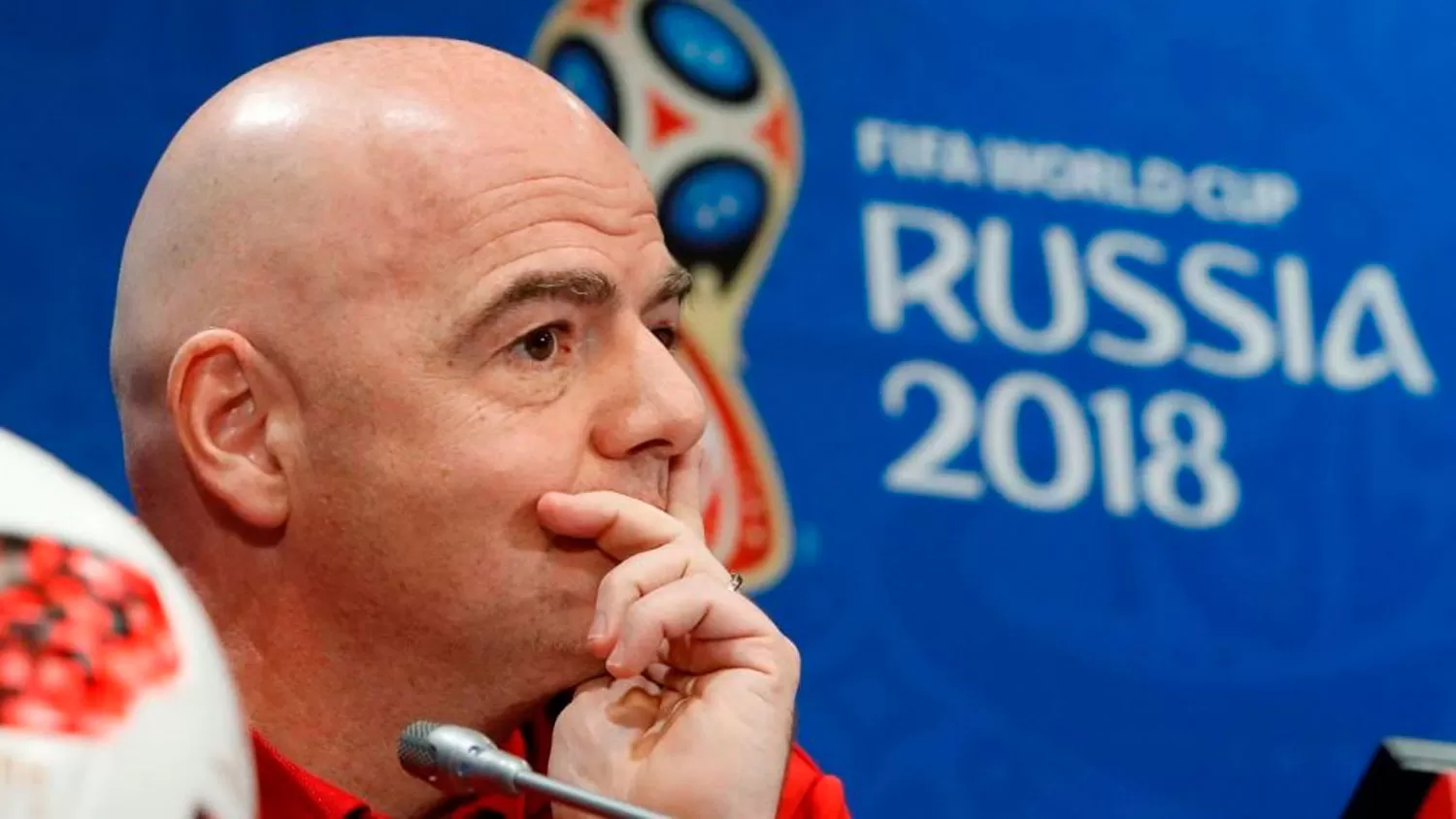 INFANTINO. El presidente de la FIFA elogió a Messi y al Mundial. 