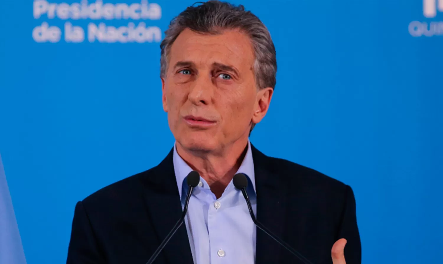 MAURICIO MACRI. El Presidente apoyó a Vidal. 