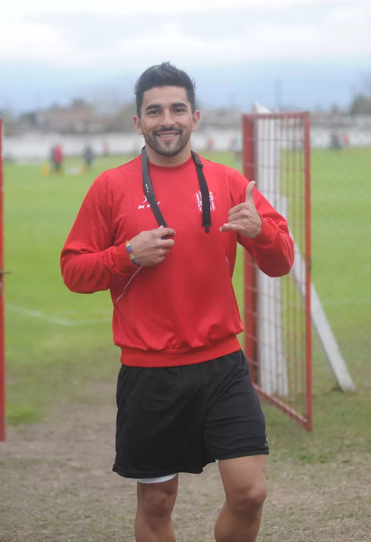 FELICIDAD. Maximiliano Martínez atraviesa el mejor momento de su carrera. la gaceta / foto de Antonio Ferroni