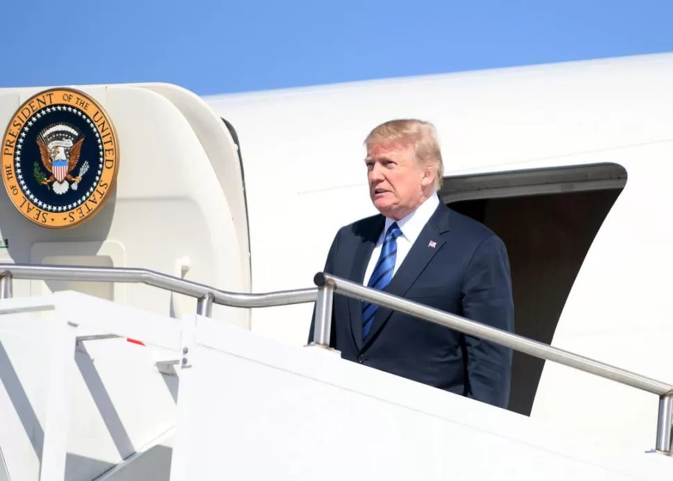 TRUMP. Rechazó haber mantenido relaciones sexuales con la modelo. reuters